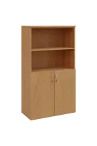 N 4 - 8DN2 kancelářská skříň, 2-dveřová/nika, 1450x800x400, buk Royal